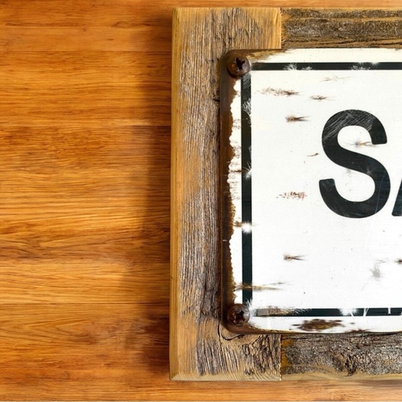 Rustic San Diego California Wall Sign | Wood & Metal Decor | 13” x 5” - Picture 3 of 6